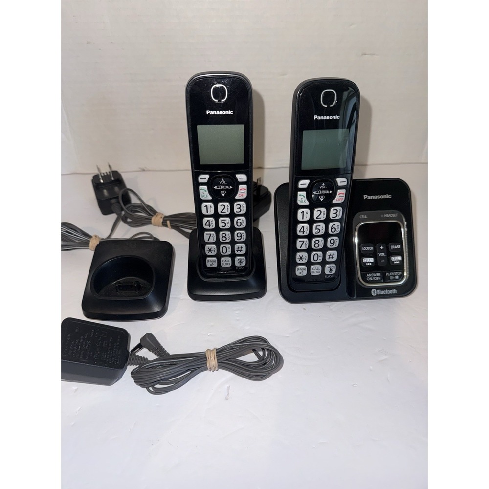 Panasonic KX-TGD560 Link2Cell Bluetooth Phone 2 Handset Tested, 3 Bases